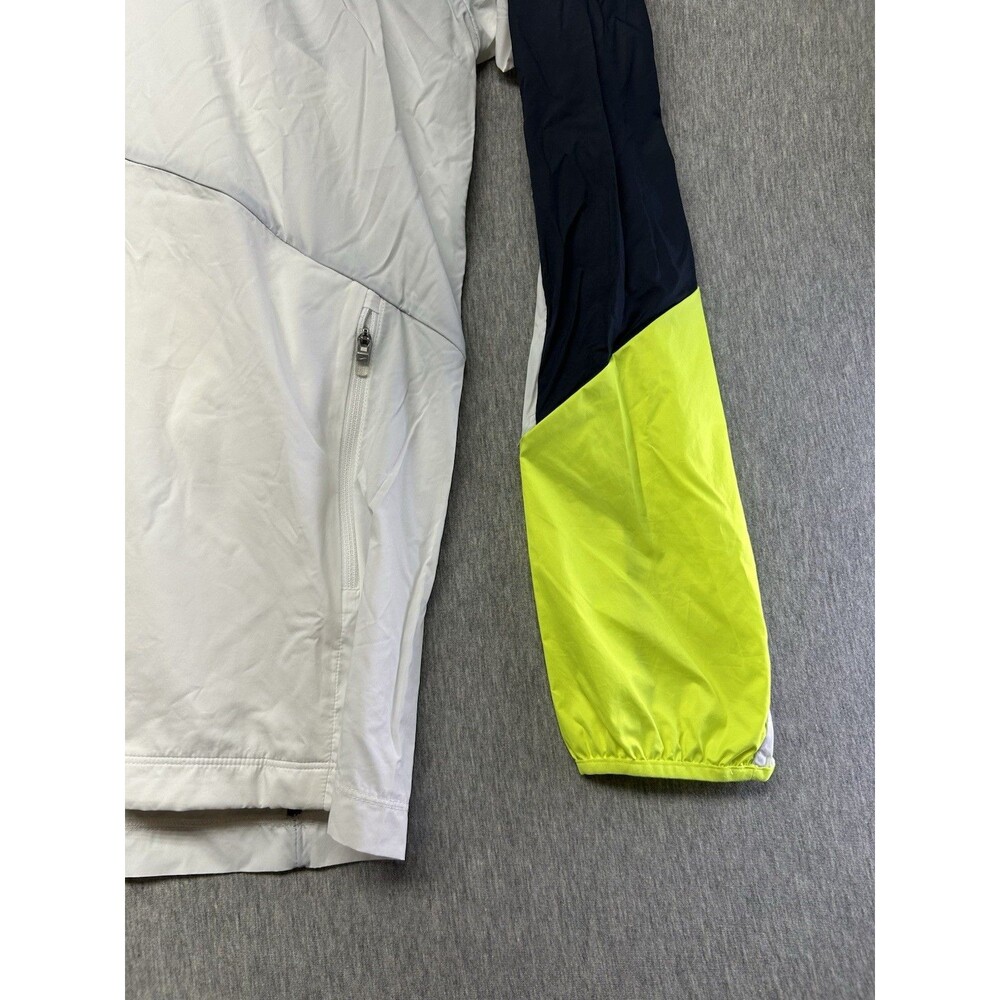 Brooks Carbonite Women's SIZE LARGE Icy Grey Neon Black-nightlife Visible Jacket - Picture 2 of 7